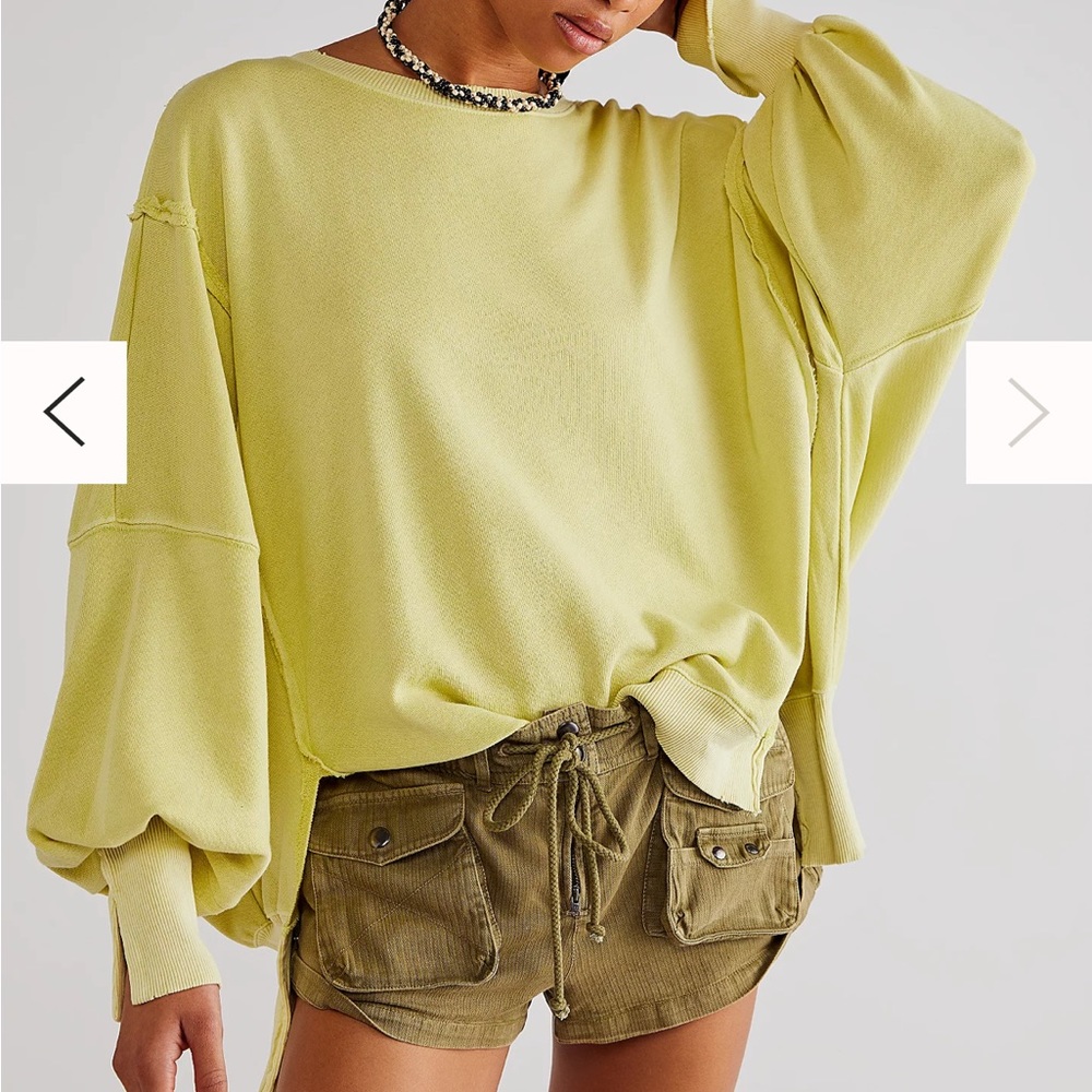 Free people Camden sweatshirt NWT